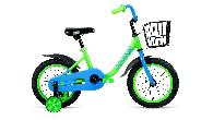Велосипед детский Forward Barrio 14 (2022) зеленый